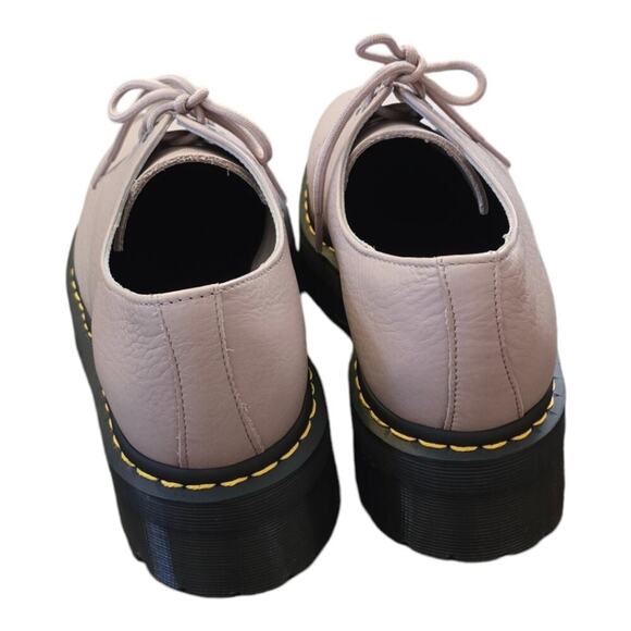 Dr. Martens 1461‎ Quad leather derby Platform Oxfords Beige Men\'s Shoes Size 10 main image 9